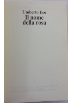 Il nome della rosa