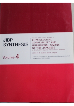 Physiological Adaptability and Nutritional Status of the Japanese