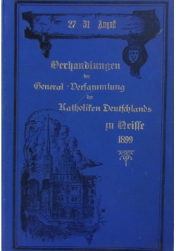 Verhandlungen, 1899 r.