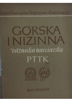 Górska i nizinna  odznaka narciarska PTTK