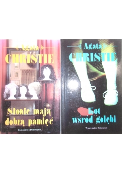 Kot wśród gołębi / Słonie mają dobrą pamięć. Zestaw 2 książek