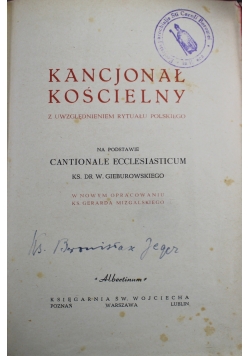 Kancjonał kościelny
