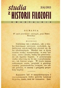 Studia z historii filozofii nr 2