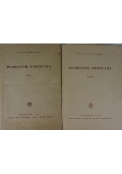 Podręcznik miernictwa cz1-2, 1950r