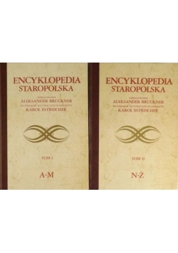 Encyklopedia staropolska, Tom I - II, reprint 1937 r.