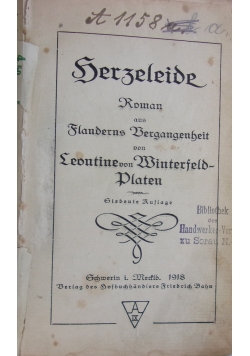 Sherzeleide, 1918 r.