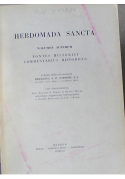 Hebdomada Sancta