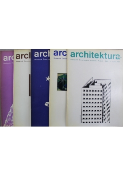 Architektura miesięcznik rocznik XXX  6 numerów