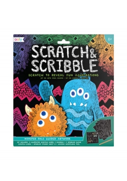 Zdrapywanki Scratch & Scribble - Potworki