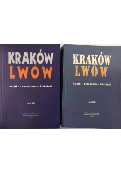 Kraków Lwów. Zestaw 2 książek