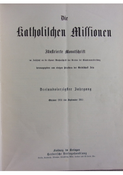 Die katolischen Missionen, 1915r.