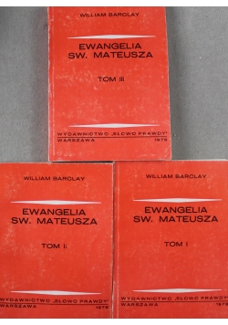 Ewangelia Św Mateusza Tom I do III