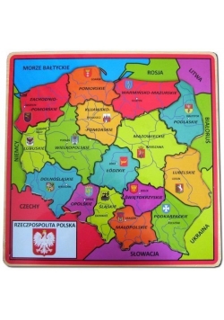 Drewniana Mapa Polski