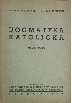 Dogmatyka Ogólna Podręcznik szkolny 1920 r.