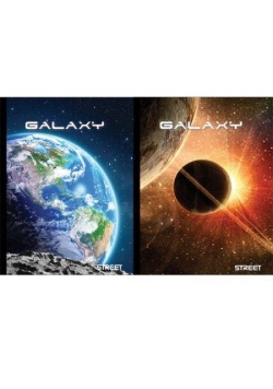 Zeszyt A4/60L kratka Galaxy 80g (6szt) STREET