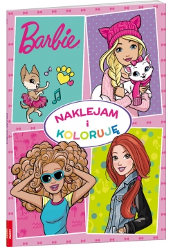 Barbie Naklejam i koloruję