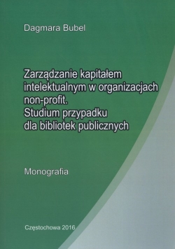Zarzadzanie kapitałem intelektualnym w organizacjach non-profit