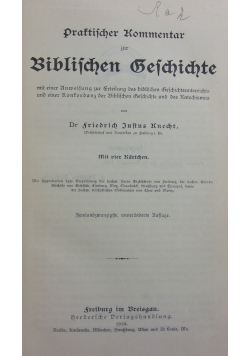 Biblischen geschichte, 1910r.