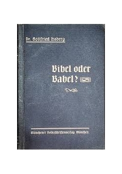 Bibel oder Babel, 1907 r.