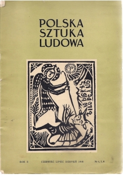 Polska sztuka ludowa nr od 6 do 8, 1948 r.