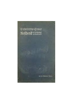 Uesthetif als Wissenschaft des Ausdruds, 1905 r.