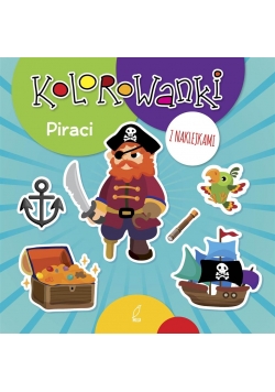 Kolorowanki z naklejkami. Piraci
