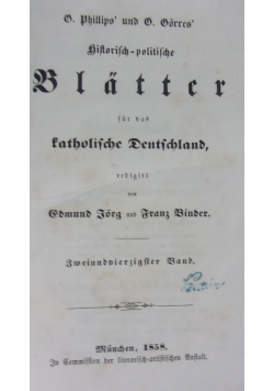 Blatter, 1858r.