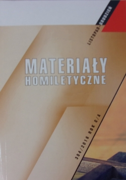 Materiały Homiletyczne 304/2016 Rok C/A + CD
