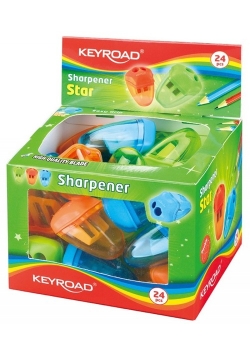 Temperówka podwójna KEYROAD Star Display 24 sztuki