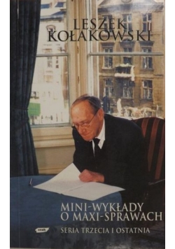 Mini-wykłady o maksi-sprawach, seria trzecia.