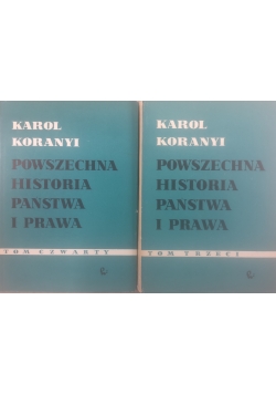 Powszechna historia państwa i prawa Tom III i IV
