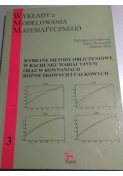 Wykłady z modelowania matematycznego 3