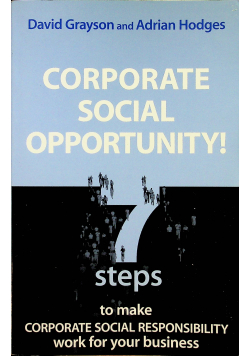 Corporate social opportunity