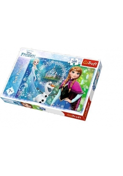 Puzzle 200 Moc sióstr - Kraina Lodu TREFL