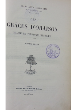 Graces D' oraison, 1914 r.