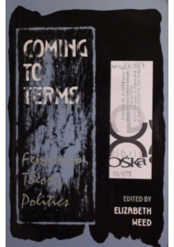 Coming to terms. Feminism, theory, politics