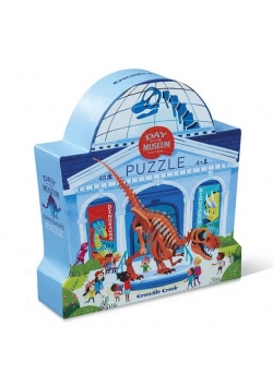 Puzzle 48 el. Dzień w muzeum - Dinozaury