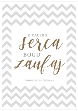 Kartka - Z całego serca Bogu zaufaj