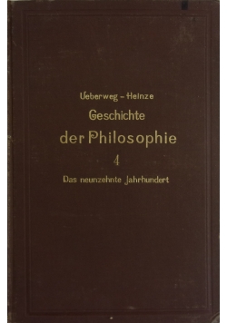 Geschichte der Philosophie 4, 1906 r.
