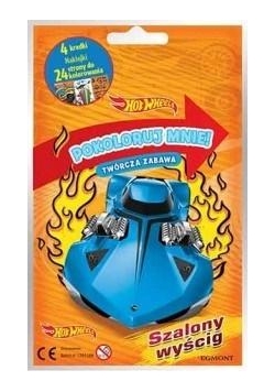 Pokoloruj mnie. Szalony wyścig. Hot Wheels.