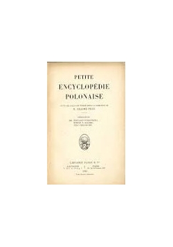 Petite Encyclopedie Polonaise, 1916r.