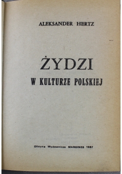 Żydzi w kulturze Polskiej