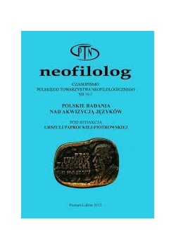 Neofilolog nr. 39/2
