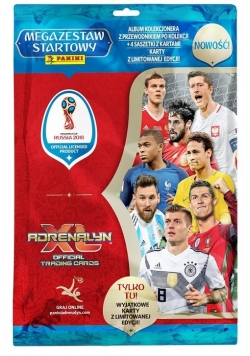 Adrenalyn XL World Cup Russia 2018 Megazestaw startowy