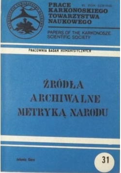 Źródła archiwalne metryką narodu