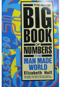 The big book of numbers the man made world