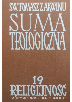 Suma Teologiczna Tom 19. Religijność