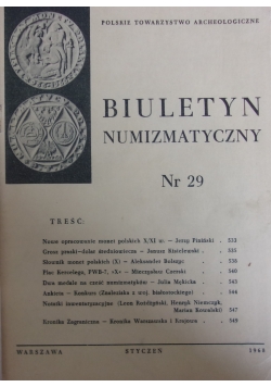 Biuletyn numizmatyczny 1968-1970