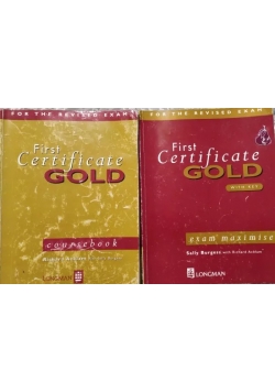 First Certificate Gold ,zestaw 2 książek