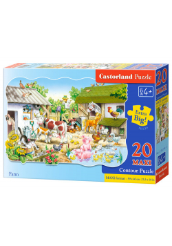 Puzzle Maxi Konturowe: Farm 20